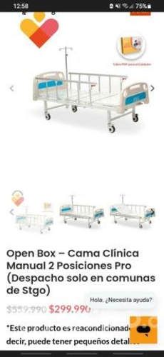 Cama clínica 3 meses de usó