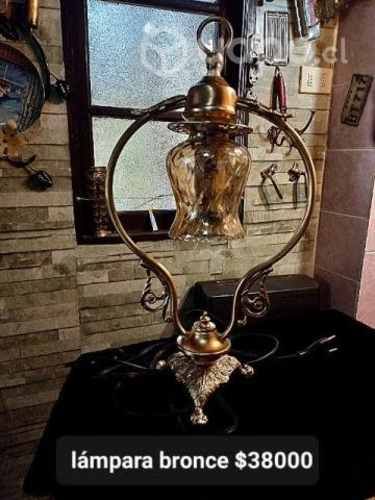 Lámpara bronce, valor fijo