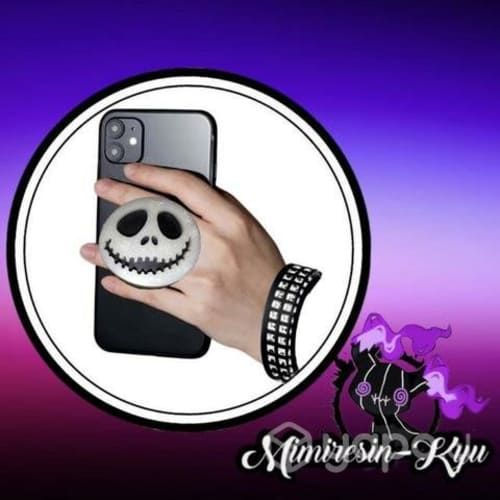 Popsocket Jack Skellington de resina. Mimiresinkyu