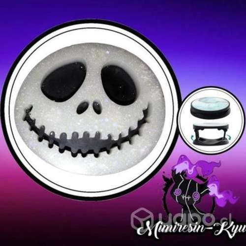Popsocket Jack Skellington de resina. Mimiresinkyu