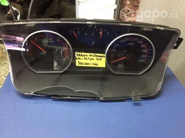 Tablero de instrumentos con detalle en mica Ssangy