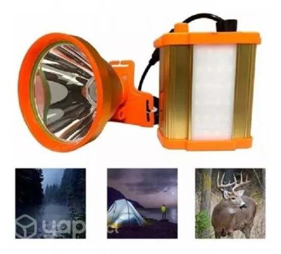 Linterna foco led 400w REALES con cargador celular