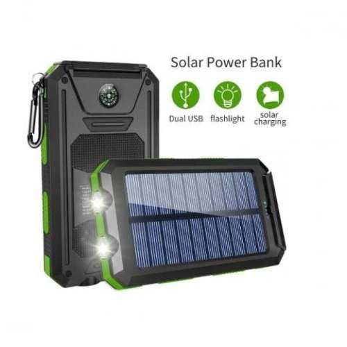 Bateria Portatil Externa 20.000 Mah 2 Usb Solar