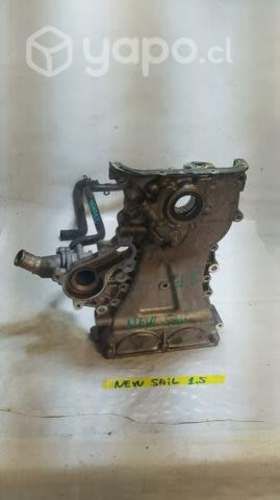 Tapa distribución bomba aceite Chevrolet new sail