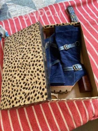 Botas azules shoes & shoes , un solo uso