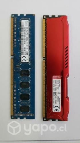 Pack 8gb (4gbx2) De Memoria Ddr3 Hynix/kingston