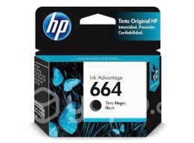 Tinta hp 664 black original