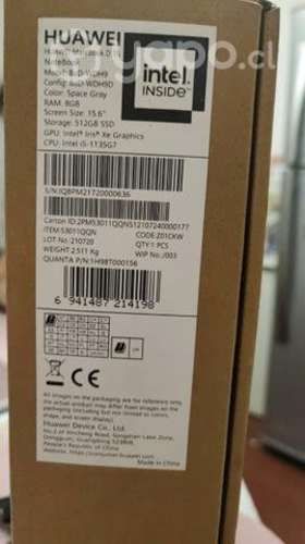 Notebook Huawei MateBook