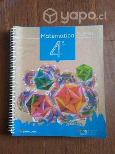 Libros Matemáticas 4° basico