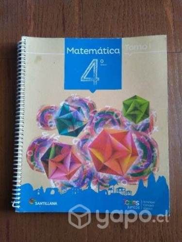 Libros Matemáticas 4° basico