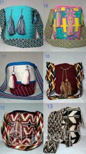 Mochilas - bolsos tejidos