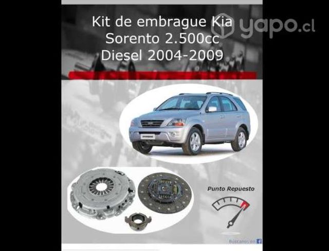 Kit de embrague Kia Sorento Diesel 2.500cc 2004-09