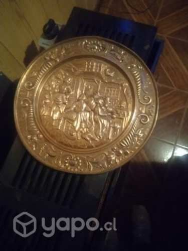 Cuadro repujado de cobte