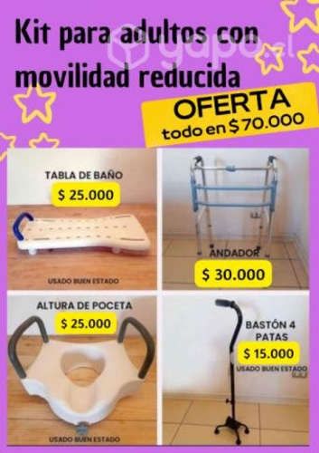 kit para personas con movilidad reducida