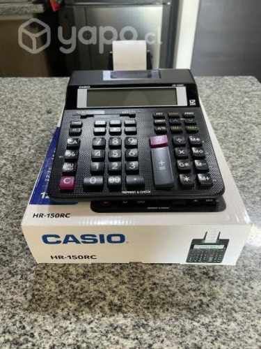 Calculadora Casio con rollo de papel