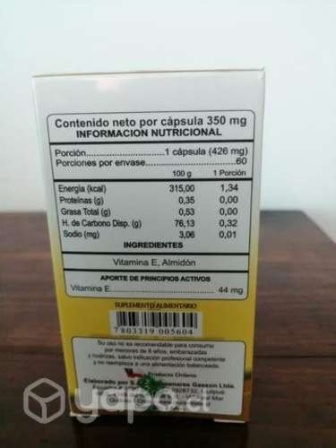 Vitamina E 60 capsulas