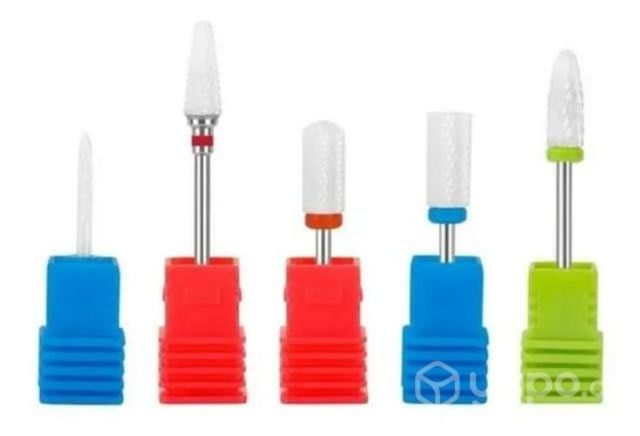 Juego De Brocas De Cerámica Profesional Manicura 5