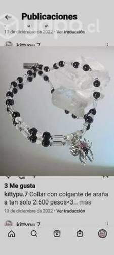 Collar de araña