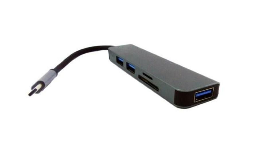 Hub Tipo C 5 En 1 Con E Usb 4k