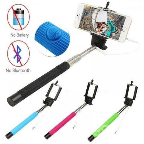 Bastón Monopod Selfie con Cable Plug y Disparador