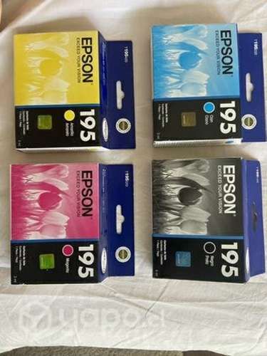 7 cartuchos Tinta Epson 195 XP-101, 201, 211