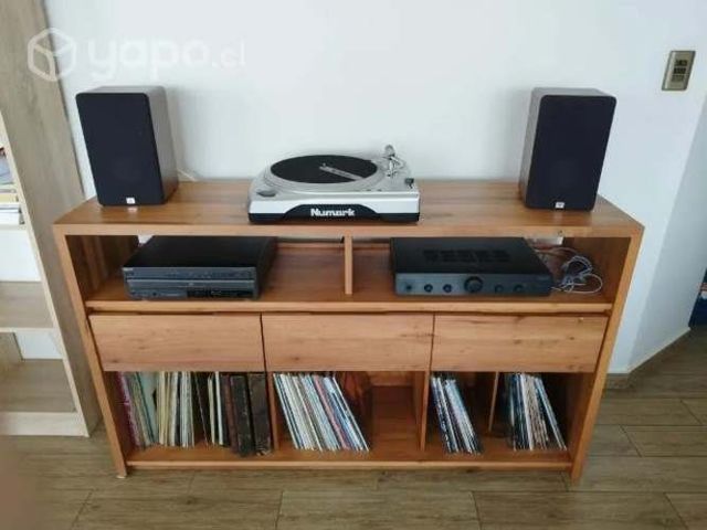 Rack sonido vinilos cds