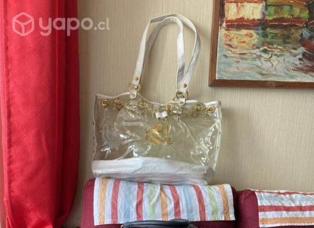 Cartera transparente grande