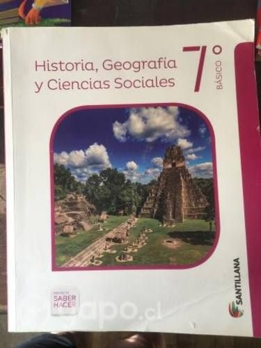 Historia y y ciencias sociales 7mo, Ed. santillana
