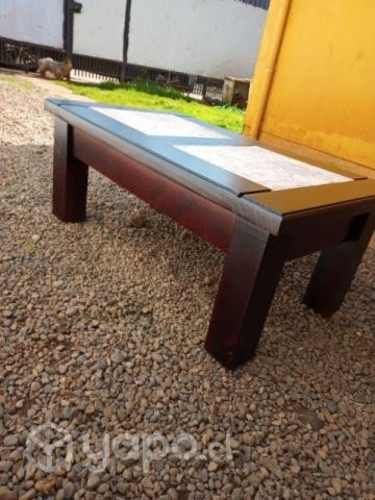 Mesa de centro nueva color chocolate 100%madera