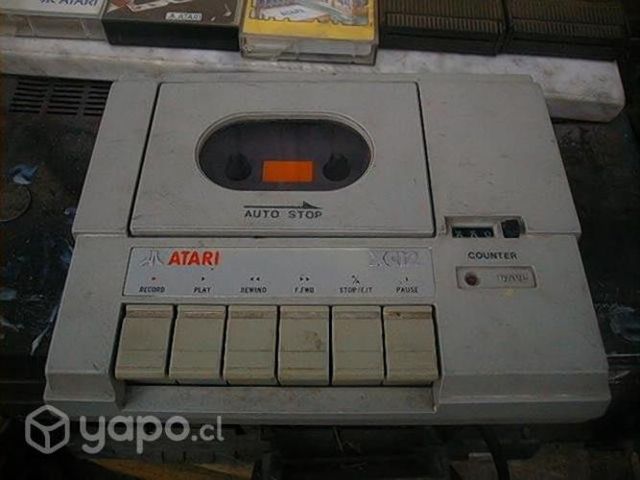 Atari casetera xc12 y cartridges