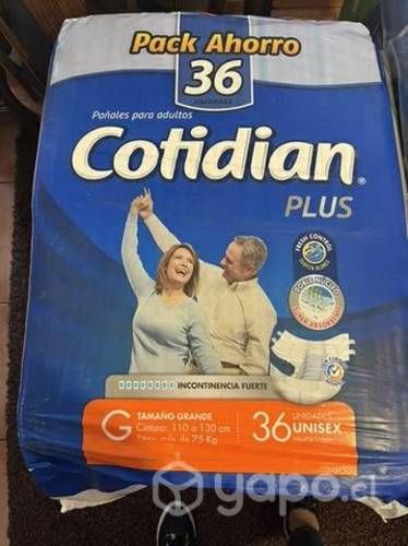 Pañales adulto G Cotidian 36 Nuevos