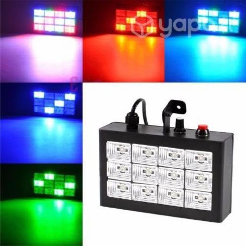 Stroboscopica Led Room 12 led RGb Audioritmico