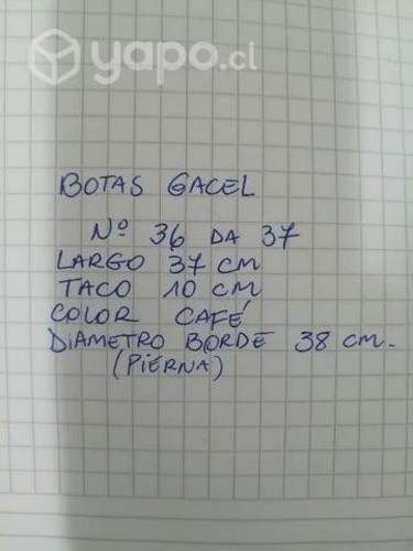 Botas gacel