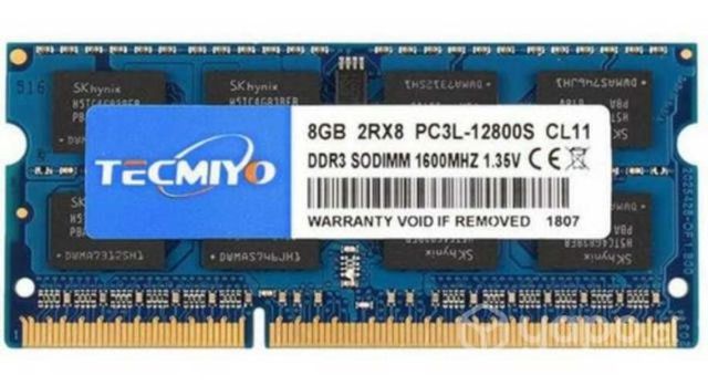 Memoria Ram DDR3 8GB PC3L  Notebook