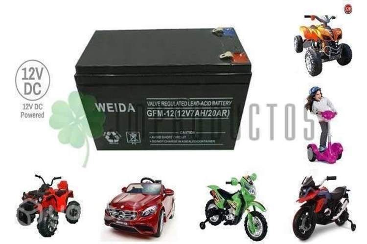 Batería 12 Volt 7amp Motos Autos Alarmas Ups Panel