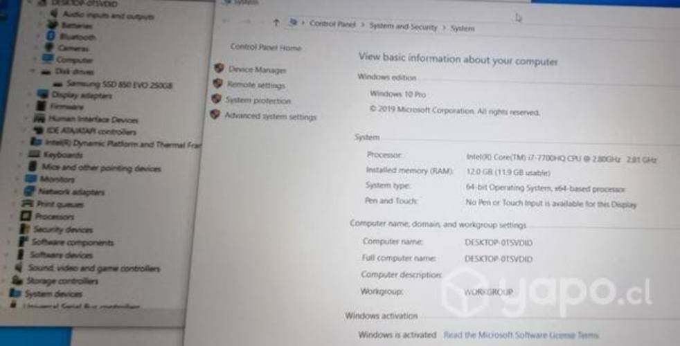 Notebook Hp Omen 15-AX205LA I7HQ