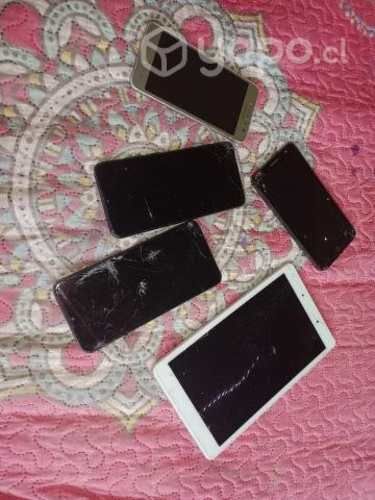 teléfonos para repuestos + tablet