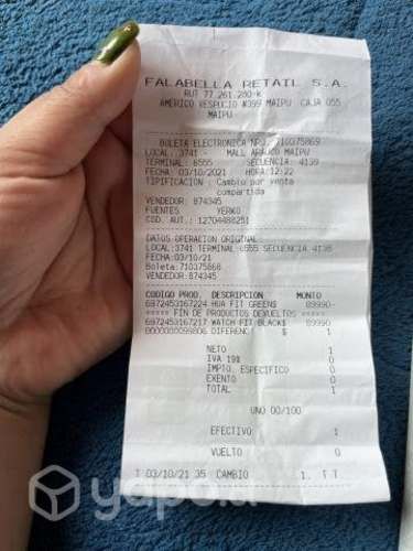 Reloj Watch fit como nuevo