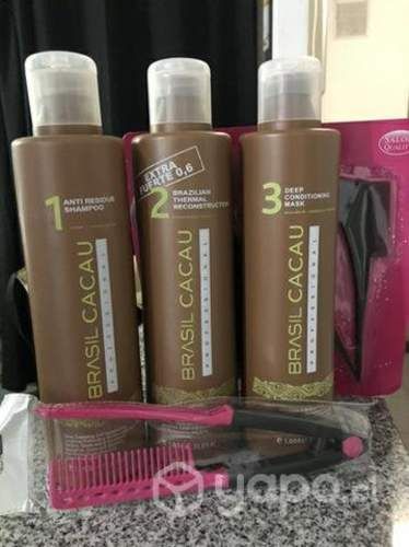 Kit Brasil cacau alisado permanentemente