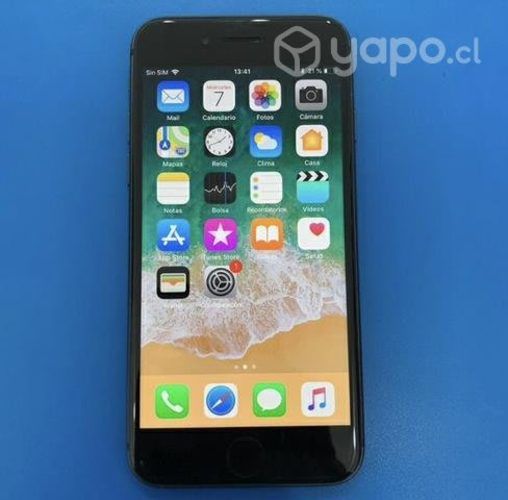 IPHONE 8 con su funda y cargador