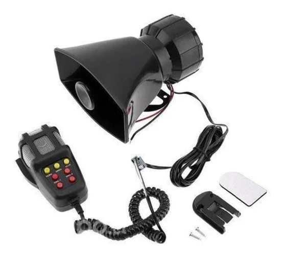 Bocina Sirena Policial De Carabinero Y Megáfono