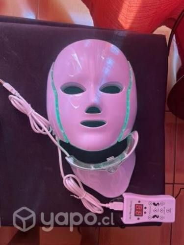 Máscara con luces led 7 colores