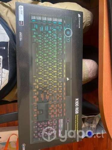 Teclado corsair k100 RGB cherry mx