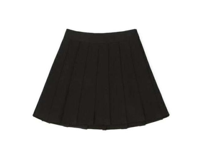 Falda Negra Plisada Talla M