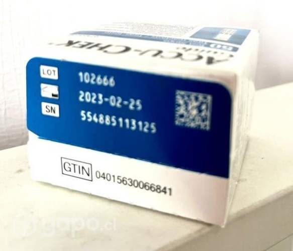Cintas para Glucosa Accu Check Guide