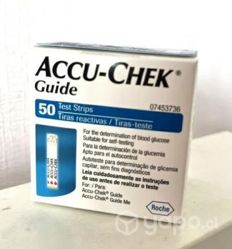 Cintas para Glucosa Accu Check Guide