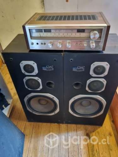 Pioneer sx580 con parlantes Pioneer cs-a7 alta fid