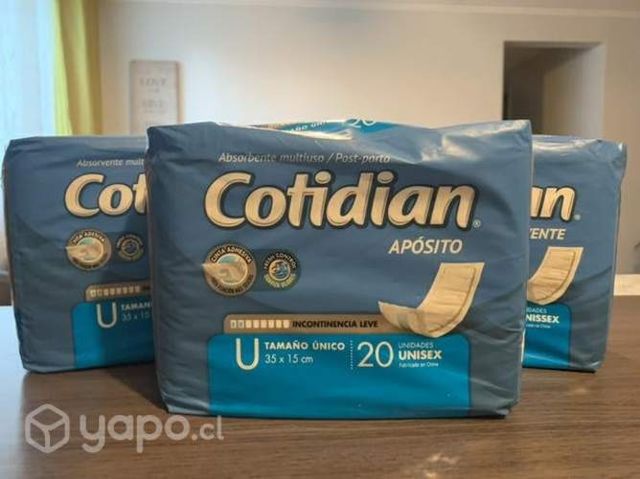 Pañales para adultos, aposito, cotidian