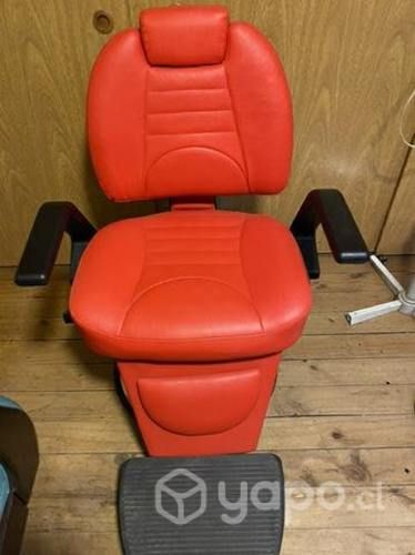 Silla de barbería , reclinable