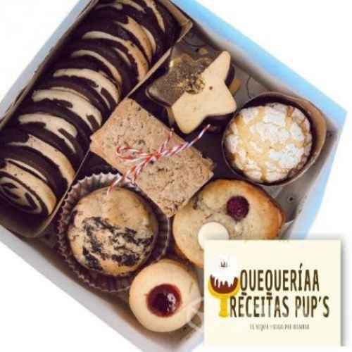 Galletas alfajore e chocolates veganos